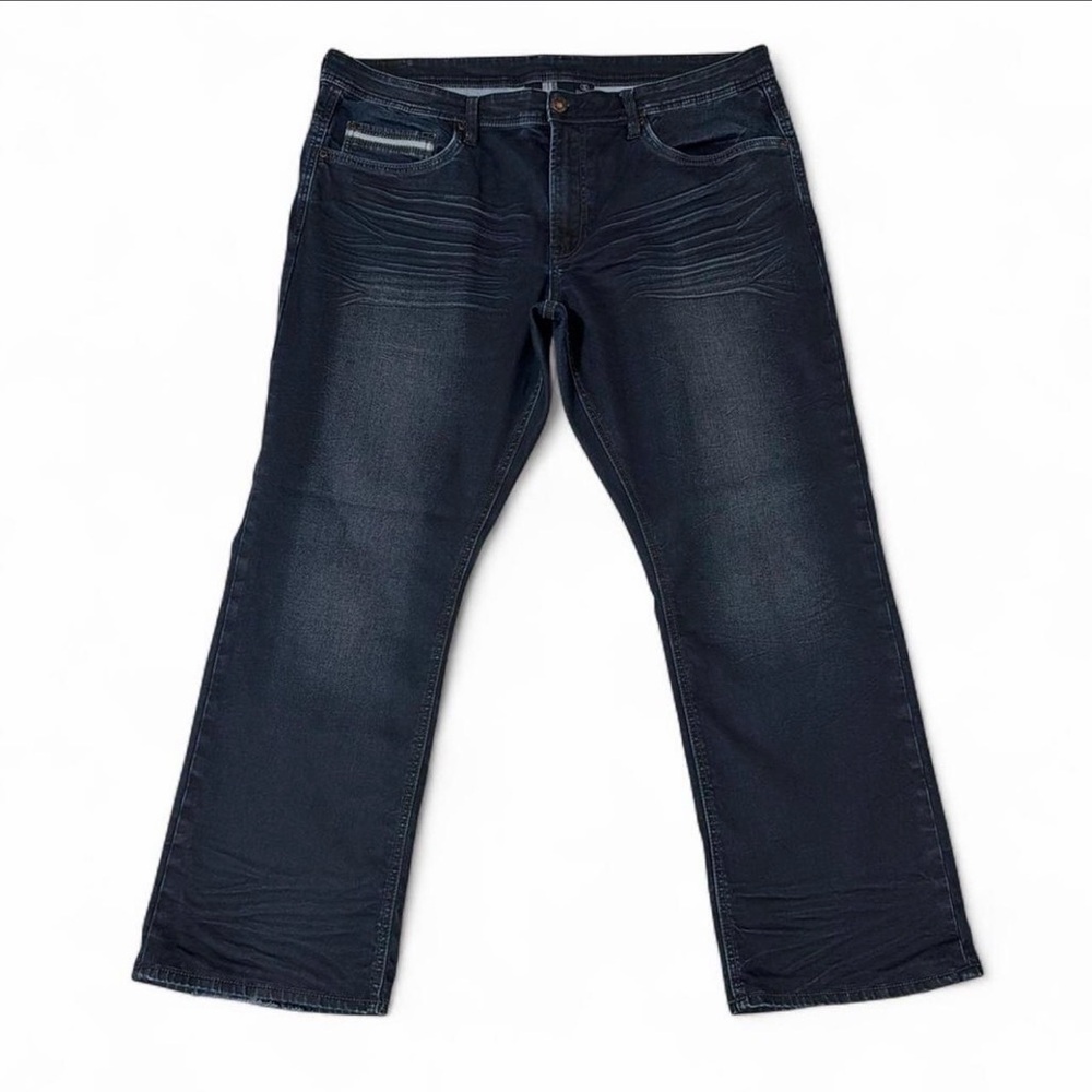 Buffalo David Bitton Men's Straight Jeans in Dark Blue 40/30